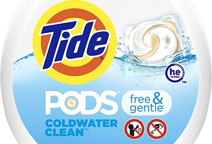 Tide PODS Free & Gentle Laundry Detergent Soap Pods