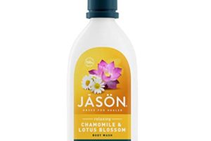 JASON Natural Body Wash & Shower Gel, Relaxing Chamomile & Lotus Blossom